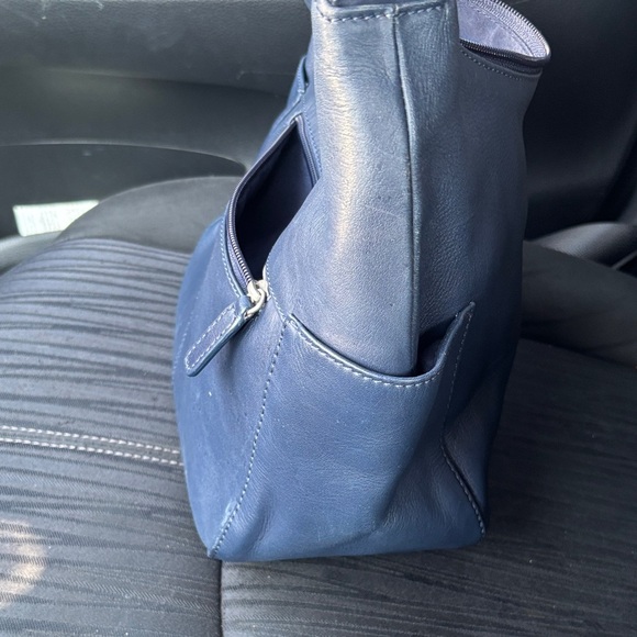 St. John's Bay Deep Blue Hobo Bag - Picture 3 of 9